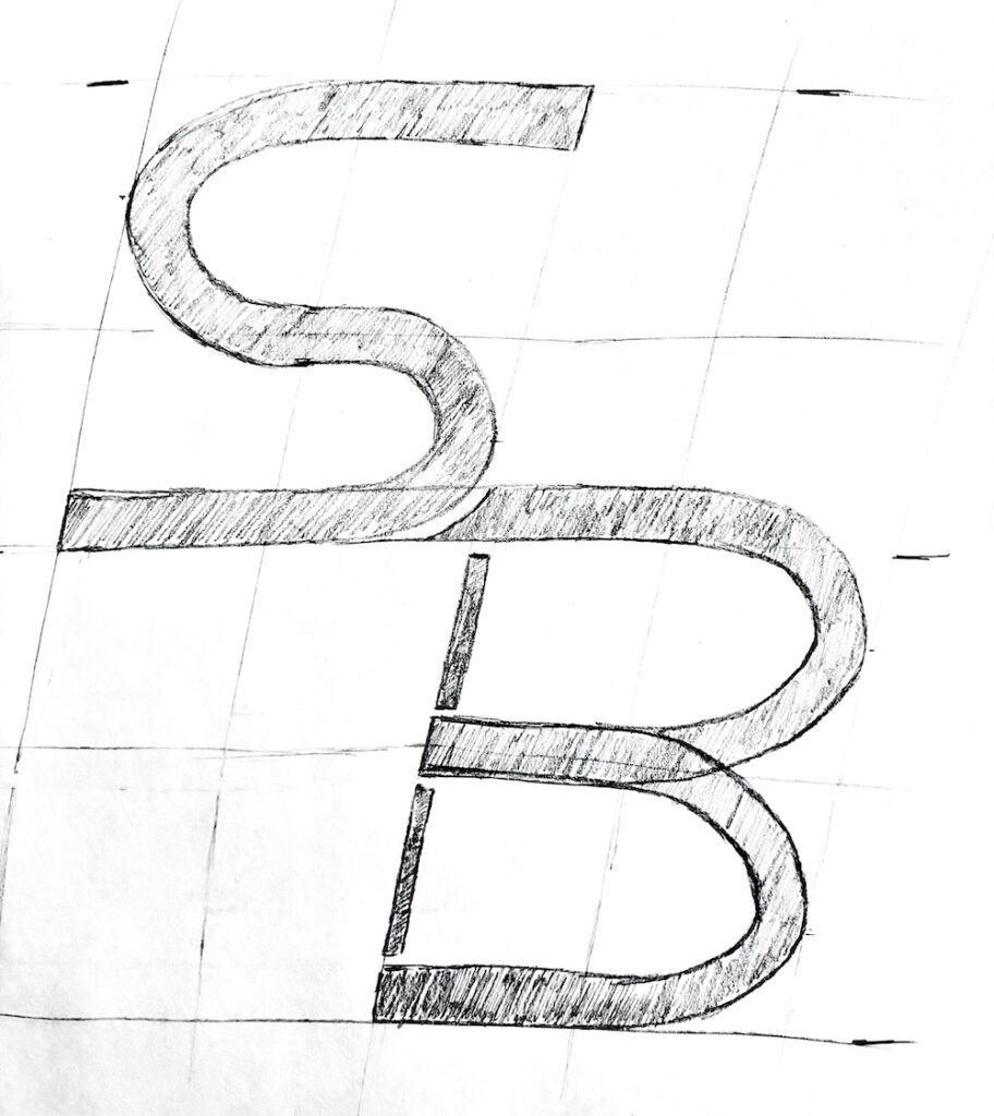 SWAG BITS Logo Icon Sketch