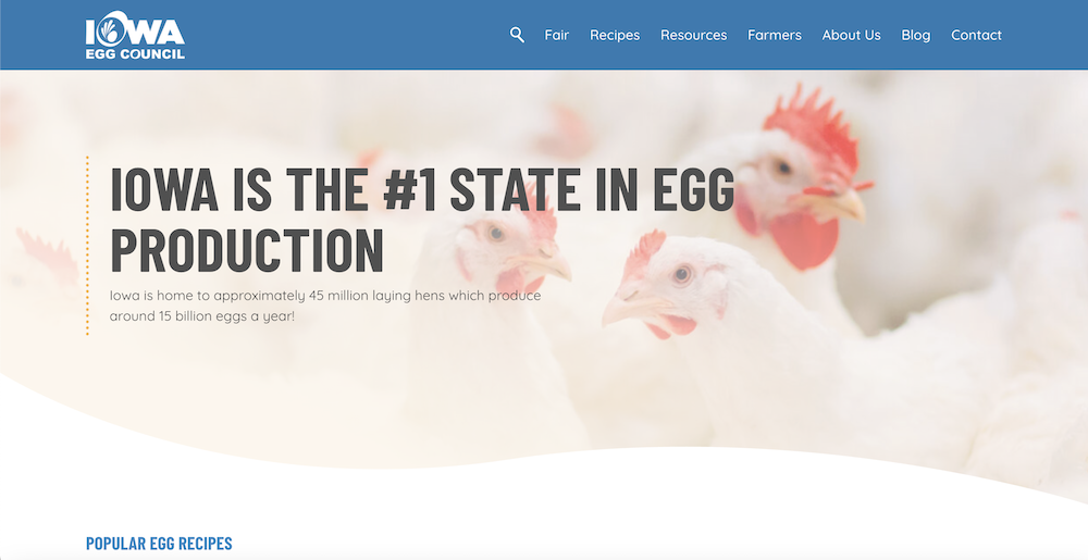 Iowa Egg Council Website