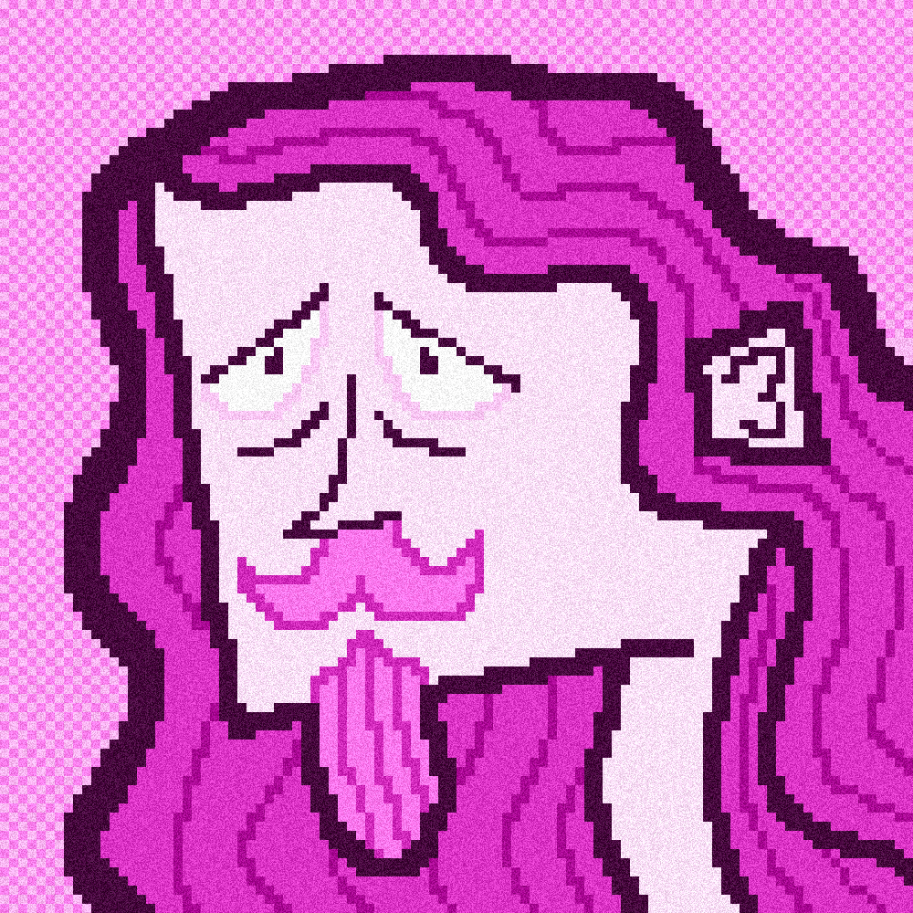 Pixel Art of Brent Van Erdewyk in the art style of Clone High