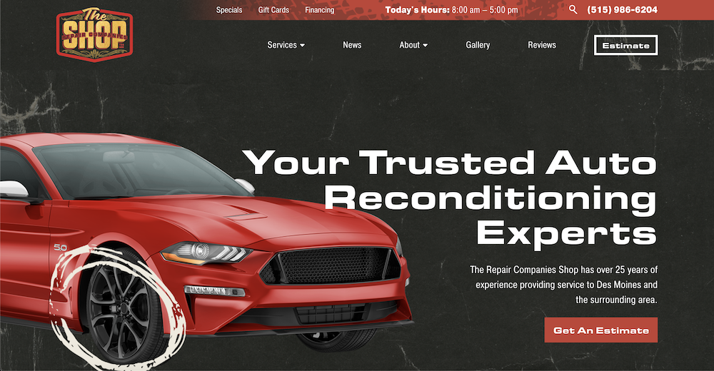 The Repair Company Website